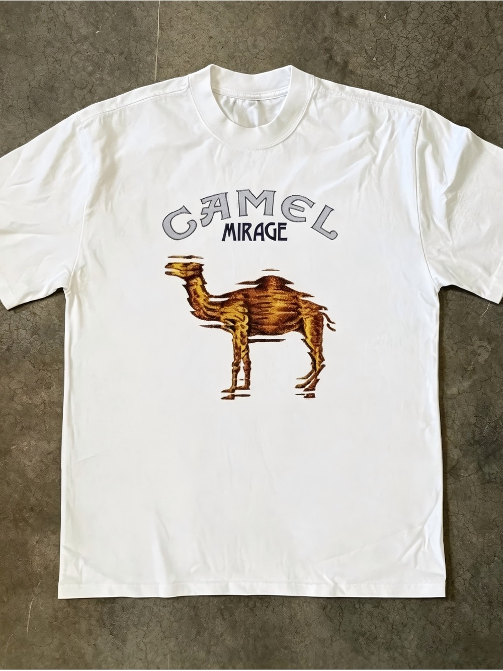 Vintage Camel Mirage Camel Graphic Womens Mens T-shirt Unisex